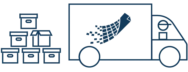 scheduled document shredding icon